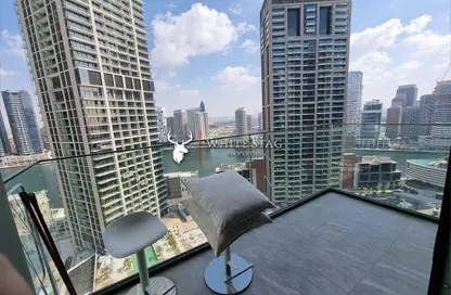 Apartment - Studio - 1 Bathroom for rent in Peninsula One - Peninsula - Business Bay - Dubai