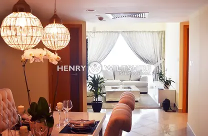 شقة - 2 غرف نوم - 3 حمامات للايجار في كابيتال بلازا B - كابيتال بلازا - شارع الكورنيش - أبوظبي