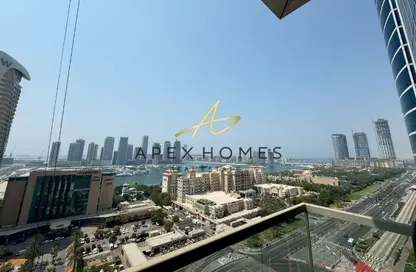 Apartment - 3 Bedrooms - 4 Bathrooms for rent in Ocean Heights - Dubai Marina - Dubai