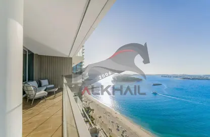 Apartment - 3 Bedrooms - 3 Bathrooms for rent in Beach Isle Tower 2 - Beach Isle - EMAAR Beachfront - Dubai Harbour - Dubai