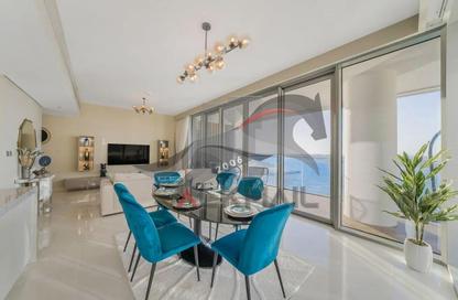 شقة - 3 غرف نوم - 3 حمامات للايجار في برج Beach Isle 2 - بيتش آيل - إعمار بيتشفرونت - دبي هاربور - دبي