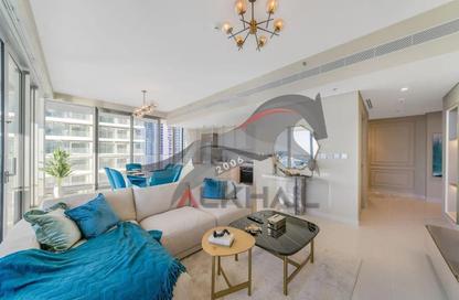 شقة - 3 غرف نوم - 3 حمامات للايجار في برج Beach Isle 2 - بيتش آيل - إعمار بيتشفرونت - دبي هاربور - دبي