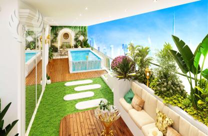 Apartment - 2 Bedrooms - 2 Bathrooms for sale in Vincitore Aqua Flora - Dubai Science Park - Dubai