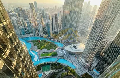شقة - غرفة نوم - 2 حمامات للايجار في برج خليفة - برج خليفة - وسط مدينة دبي - دبي