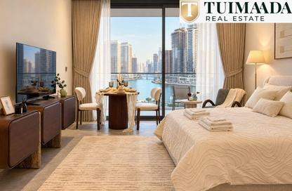 Apartment - Studio - 1 for rent in Peninsula Four - Peninsula - Business Bay - Dubai