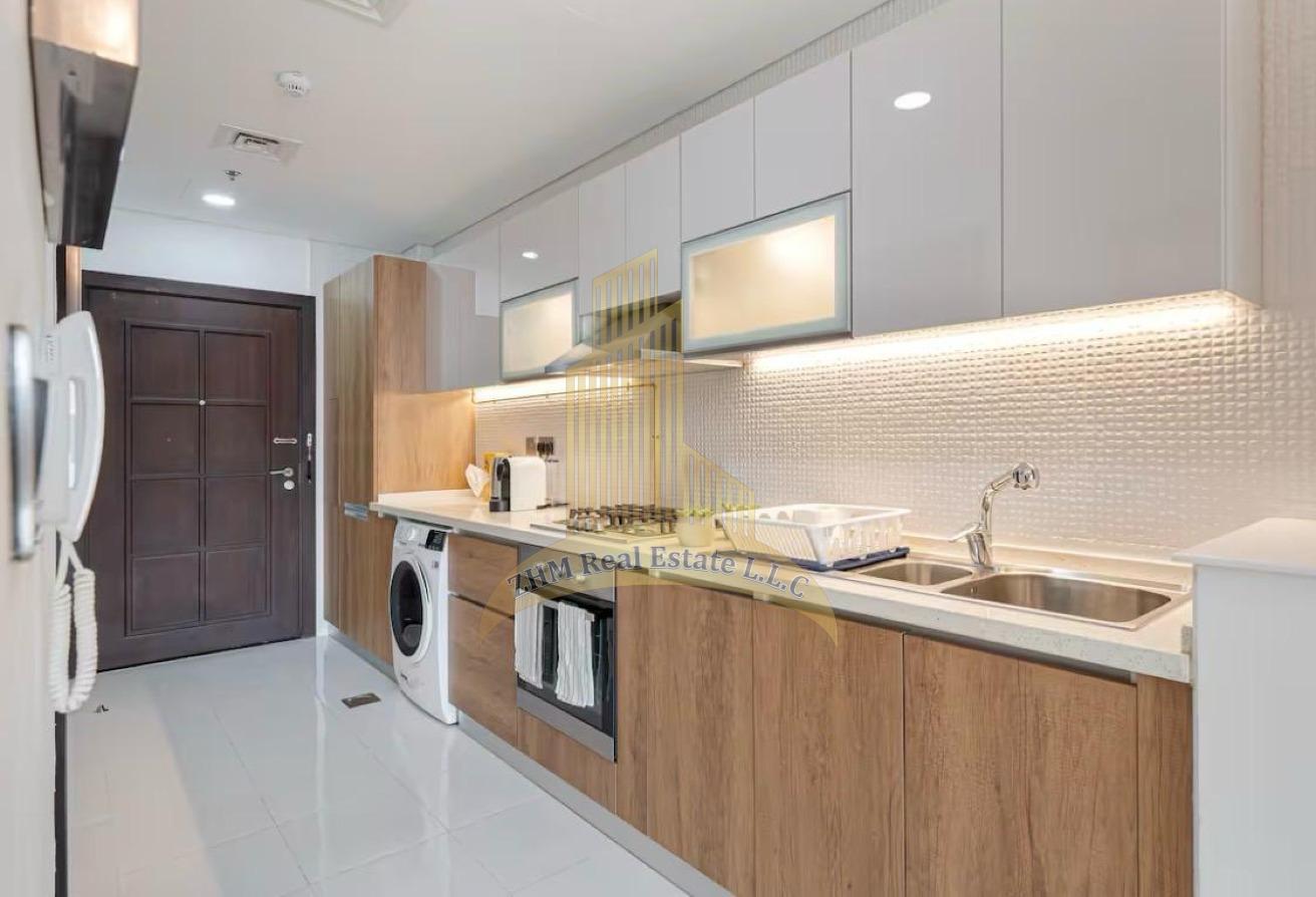 Furnished Studio for Rent in Arjan | Pool View photo 17