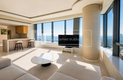 Apartment - 1 - 2 for rent in The Palm Tower - Palm Jumeirah - Dubai