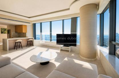 Apartment - 1 - 2 for rent in The Palm Tower - Palm Jumeirah - Dubai