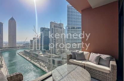 Apartment - Studio - 1 Bathroom for rent in Peninsula One - Peninsula - Business Bay - Dubai