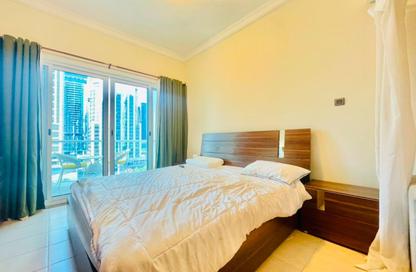 Apartment - Studio - 1 Bathroom for rent in Lake View Tower - JLT Cluster B - Jumeirah Lake Towers - Dubai