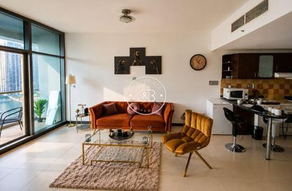 Apartment - Studio - 1 Bathroom for rent in Indigo Tower - JLT Cluster D - Jumeirah Lake Towers - Dubai