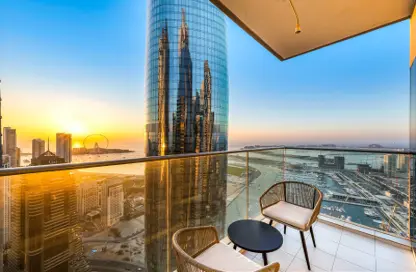 Apartment - 2 Bedrooms - 2 Bathrooms for rent in Damac Heights - Dubai Marina - Dubai