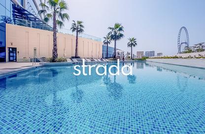 Apartment - 1 - 2 for rent in Jumeirah Gate Tower 1 - The Address Jumeirah Resort and Spa - Jumeirah Beach Residence - Dubai