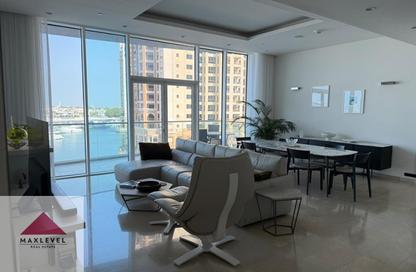 Apartment - 2 - 3 for rent in Oceana Atlantic - Oceana - Palm Jumeirah - Dubai