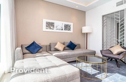 Apartment - 1 - 2 for rent in Damac Maison Prive A - Damac Maison Prive - Business Bay - Dubai
