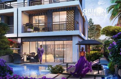 Townhouse - 4 - 4 for sale in Violet 1 - Violet - Damac Hills 2 - Dubai
