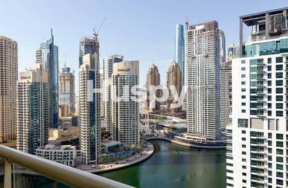 Apartment - Studio - 1 Bathroom for rent in Marina View Tower A - Marina View - Dubai Marina - Dubai