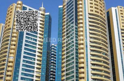 Apartment - 2 Bedrooms - 3 Bathrooms for rent in Horizon Towers - Ajman Downtown - Ajman