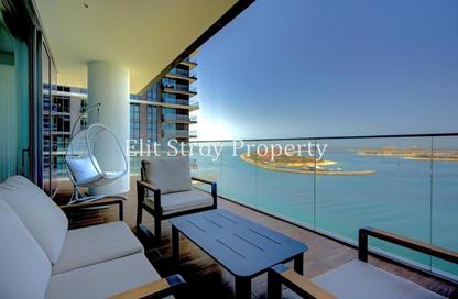 Apartment - 3 - 3 for rent in Beach Isle Tower 2 - Beach Isle - Emaar Beachfront - Dubai Harbour - Dubai