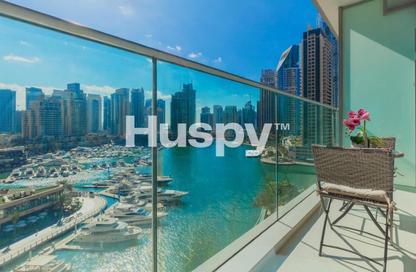 Apartment - 2 Bedrooms - 3 Bathrooms for rent in Damac Heights - Dubai Marina - Dubai