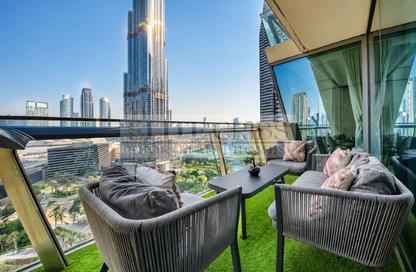 Apartment - 3 Bedrooms - 3 Bathrooms for rent in Burj Vista Tower 1 - Burj Vista - Downtown Dubai - Dubai