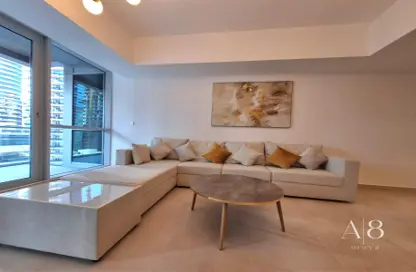 Apartment - 2 Bedrooms - 3 Bathrooms for rent in The Waves Tower A - The Waves - Dubai Marina - Dubai