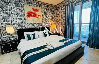 شقة - غرفة نوم - 2 حمامات للايجار في برج الأميرة - دبي مارينا - دبي
