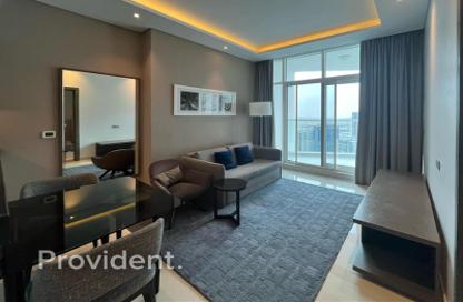 Apartment - 1 Bedroom - 2 Bathrooms for rent in Damac Maison Prive B - Damac Maison Prive - Business Bay - Dubai
