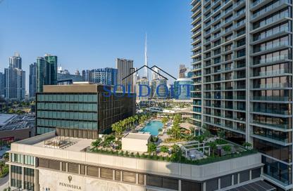 Apartment - 3 - 4 for rent in Peninsula Four - Peninsula - Business Bay - Dubai