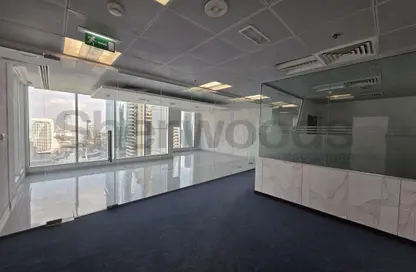 نصف طابق - غرفة نوم - 1 حمام للايجار في برج الحبتور التجاري - دبي مارينا - دبي