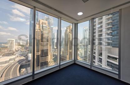 Half Floor - 1 Bedroom - 1 Bathroom for rent in Al Habtoor Business Tower - Dubai Marina - Dubai