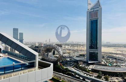 شقة - 2 غرف نوم - 2 حمامات للايجار في ميلينيوم إكزكيوتيف تاور - شارع الشيخ زايد - دبي
