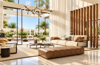 Villa - 6 - 7 for sale in Beach Collection Frond E - Beach Collection - Palm Jebel Ali - Dubai