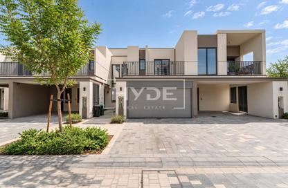 Townhouse - 3 - 3 for rent in Aura Gardens - Tilal Al Ghaf - Dubai