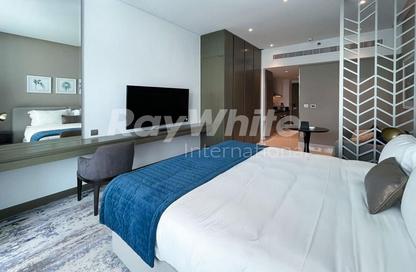 Apartment - Studio - 1 for rent in Damac Maison Prive B - Damac Maison Prive - Business Bay - Dubai