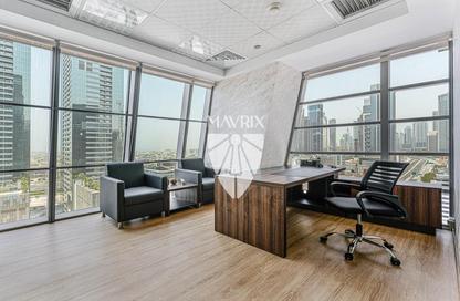 Office Space - Studio - 1 Bathroom for rent in The Prism - Business Bay - Dubai
