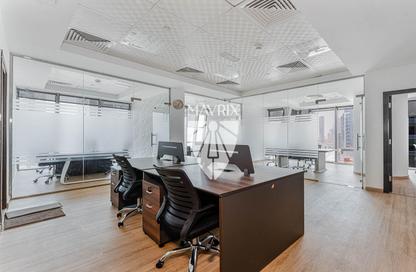 Office Space - Studio - 1 Bathroom for rent in The Prism - Business Bay - Dubai