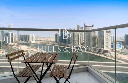 Apartment - Studio - 1 Bathroom for rent in Damac Maison Prive B - Damac Maison Prive - Business Bay - Dubai