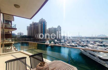 Apartment - 2 - 2 for rent in Aquamarine - Tiara Residences - Palm Jumeirah - Dubai