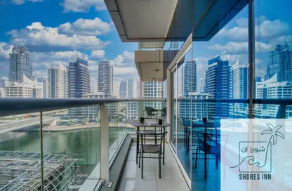 شقة - غرفة نوم - 2 حمامات للايجار في برج كنتننتال - دبي مارينا - دبي