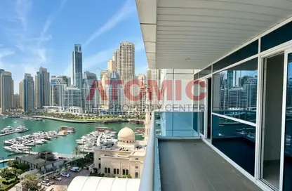 Apartment - 1 Bedroom - 2 Bathrooms for rent in Opal Tower Marina - Dubai Marina - Dubai