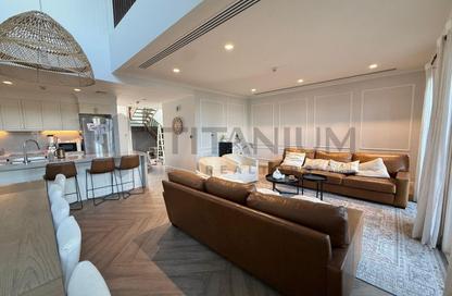 Villa - 3 Bedrooms - 5 Bathrooms for rent in Sur La Mer 2 - Sur La Mer - La Mer - Jumeirah - Dubai