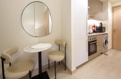 Apartment - Studio - 1 Bathroom for rent in Azizi Riviera 47 - Azizi Riviera - Meydan One - Meydan - Dubai
