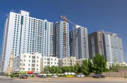 Apartment - Studio - 1 Bathroom for rent in Al Ghoroub Tower - Al Alia - Ajman