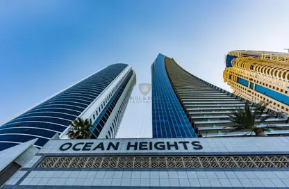 Apartment - 1 Bedroom - 2 Bathrooms for rent in Ocean Heights - Dubai Marina - Dubai