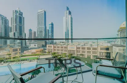 شقة - 2 غرف نوم - 2 حمامات للايجار في برج التاج - وسط مدينة دبي - دبي شقة - 2 غرف نوم - 2 حمامات للايجار في برج التاج - وسط مدينة دبي - دبي