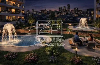 شقة - 2 غرف نوم - 2 حمامات للبيع في برج أمواج - الرميلة - عجمان