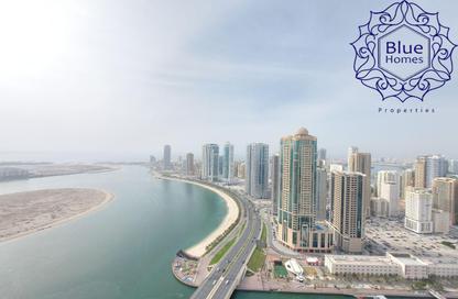 Apartment - 2 Bedrooms - 4 Bathrooms for rent in Beach Tower 2 - Al Khan Lagoon - Al Khan - Sharjah Apartment - 2 Bedrooms - 4 Bathrooms for rent in Beach Tower 2 - Al Khan Lagoon - Al Khan - Sharjah