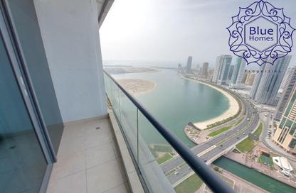 Apartment - 2 Bedrooms - 4 Bathrooms for rent in Beach Tower 2 - Al Khan Lagoon - Al Khan - Sharjah Apartment - 2 Bedrooms - 4 Bathrooms for rent in Beach Tower 2 - Al Khan Lagoon - Al Khan - Sharjah