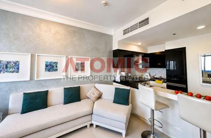 Apartment - 1 Bedroom - 2 Bathrooms for rent in Damac Maison Dubai Mall Street (The Signature) - Burj Khalifa Area - Downtown Dubai - Dubai